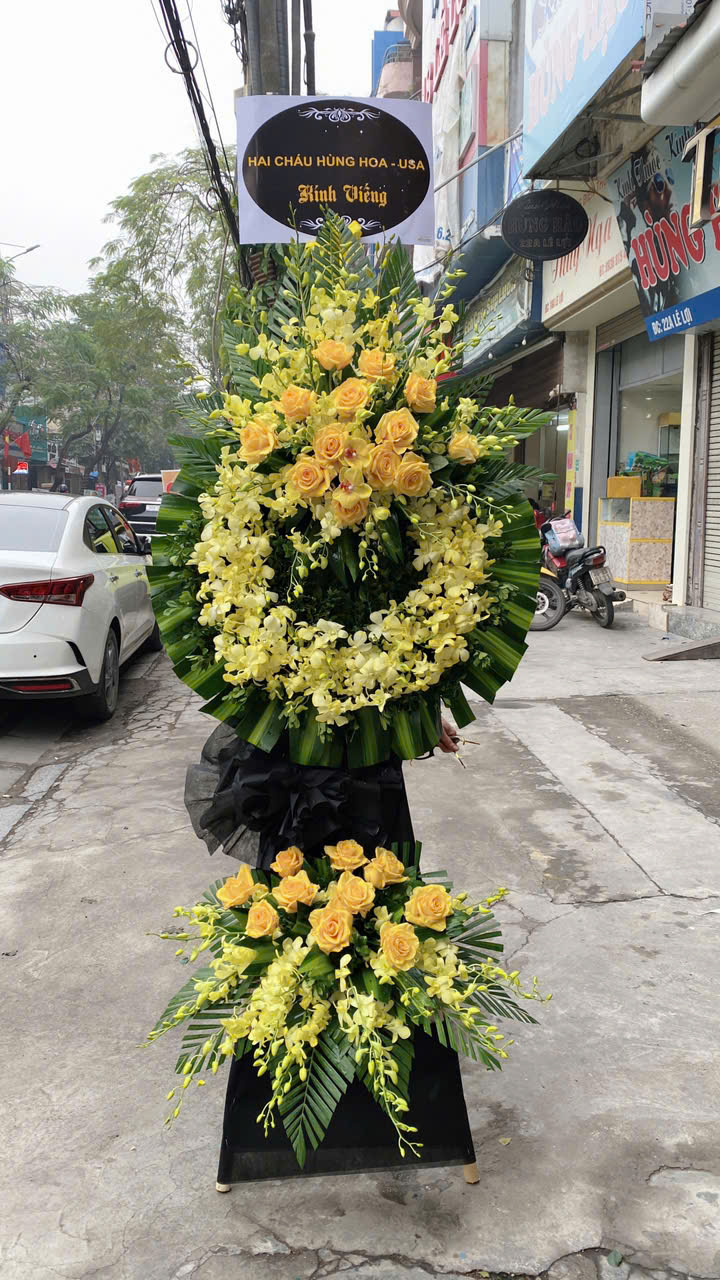 Mẫu hoa chia buồn 08