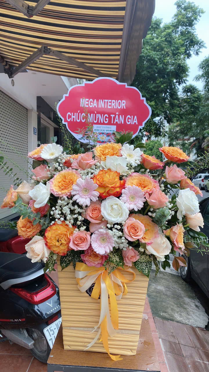 Mẫu hoa giỏ 04