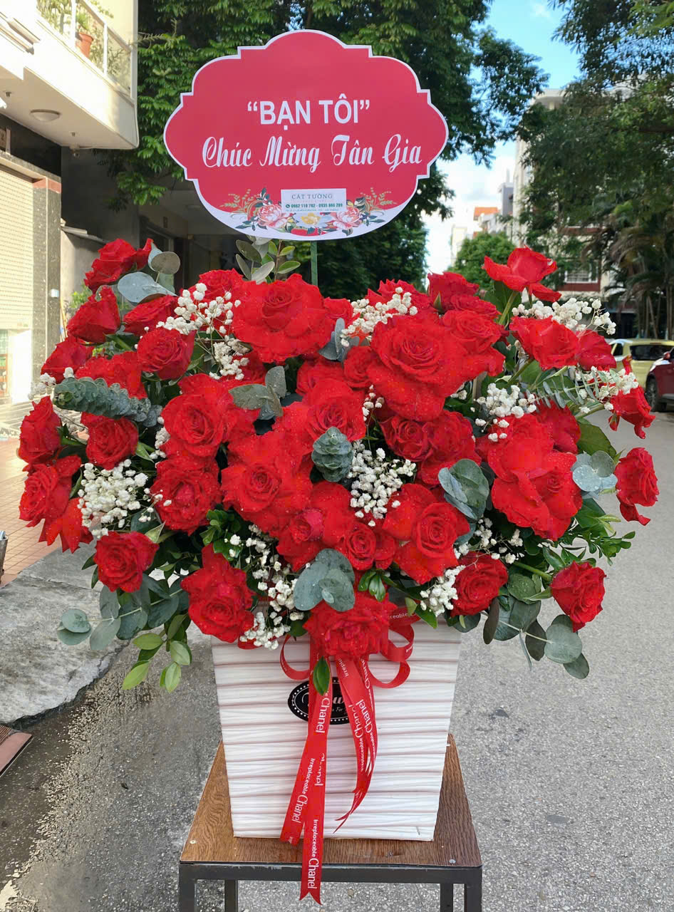 Mẫu hoa giỏ 05